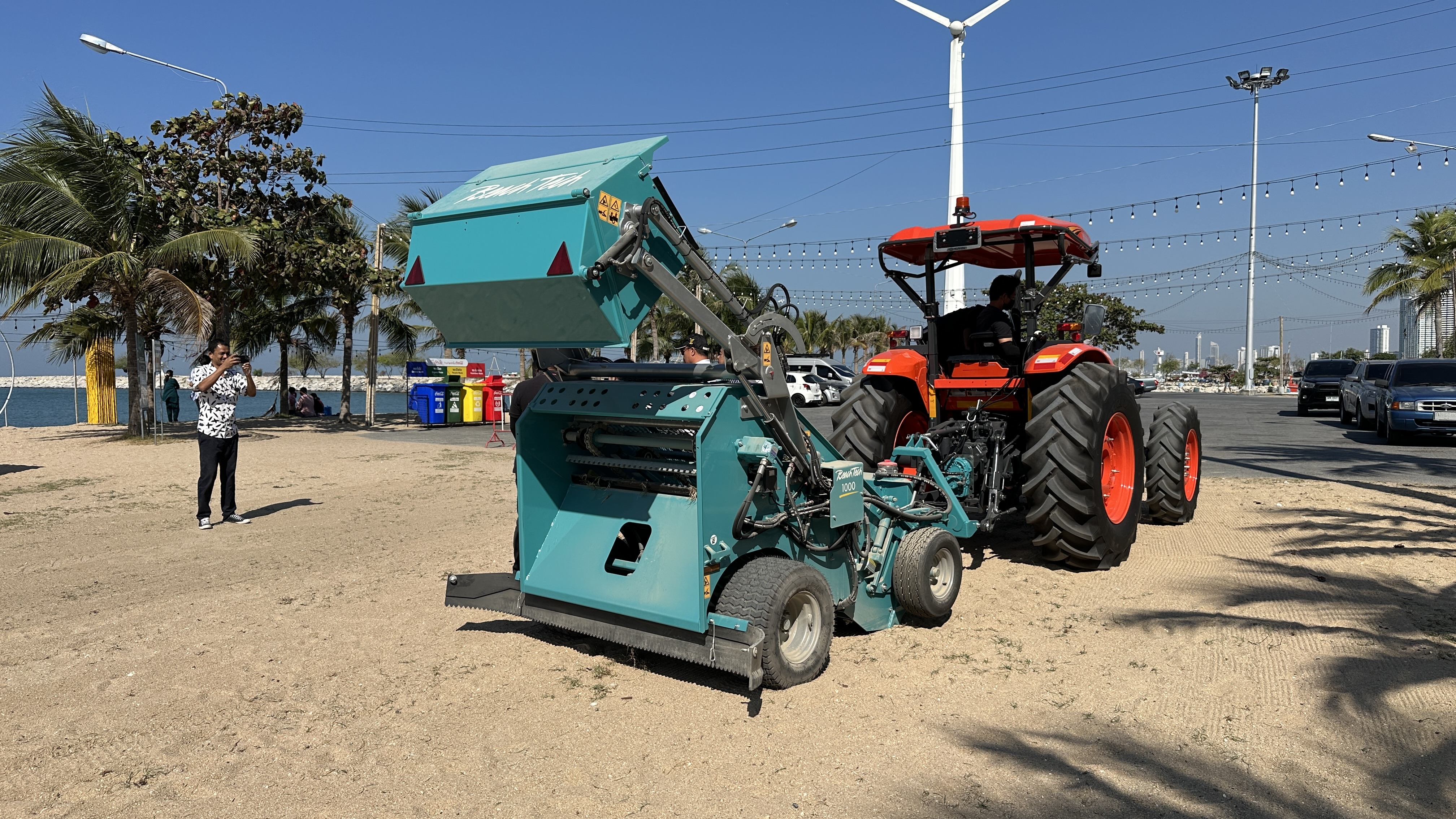 Najomtien Subdistrict Municipality, Chonburi Province, Delivered on January 2026 Delivering BEACHTECH 1000 - Beach Cleaning Machine.