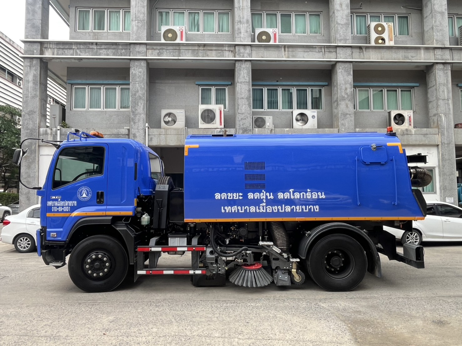 Plaibang Municipality, Nonthaburi Province, Delivered on March 2026 Delivering BUCHER CF60 - Road Vacuum Sweeper Truck.